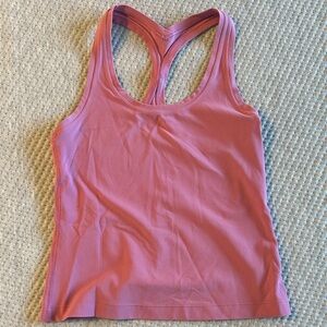 Lululemon Pink Racerback Tank Top